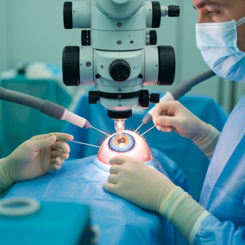 Cataract Surgery with Lens (Phaco Laser)